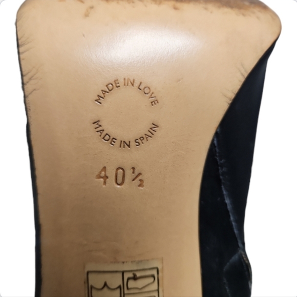 GEORGINA GOODMAN | Knee High Leather Boots in Size EU 40.5 / US 10 - Picture 4 of 6